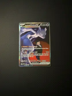 Pokemon Team Rocket's Mewtwo EX Holo Card 281/217 EX English - Image 3