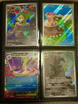 Collection Pokemon Binder Lot 160 Cards Full Arts IR UR Promos Stamps + More - Image 3