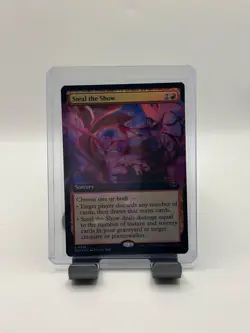 MTG, Steal the Show FOIL 336 NM (Extended Art) Secrets of Strixhaven Foil - Image 1
