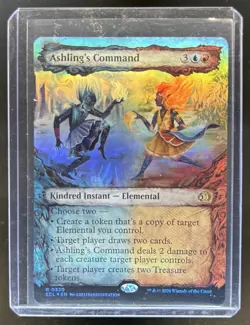 2026 Magic The Gathering Lorwyn Eclipsed Ashling's Command Foil Showcase #0330 - Image 1