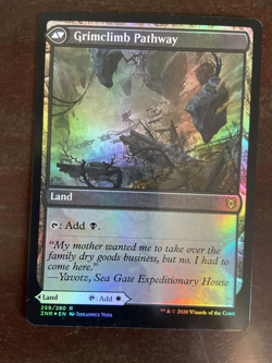 Brightclimb Pathway Grimclimb Pathway Foil - Zendikar Rising NM RARE - Image 2