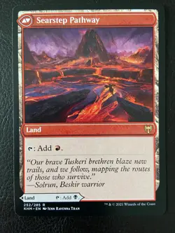 Magic The Gathering Kaldheim - BLIGHTSTEP PATHWAY SEARSTEP PATHWAY - RARE - Image 2