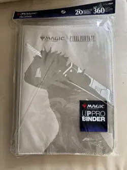 MTG Magic the Gathering: "Final Fantasy" Cloud 9-Pocket Zippered PRO-Binder - Image 1