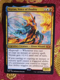 Veyran, Voice of Duality Tarkir Dragonstorm COMMANDER Magic The Gathering MTG - Image 1