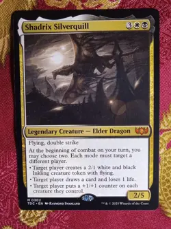 Shadrix Silverquill Tarkir Dragonstorm COMMANDER Magic The Gathering MTG mythic - Image 1
