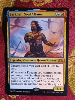Sarkhan, Soul Aflame Tarkir Dragonstorm COMMANDER Magic The Gathering MTG mythic - Image 1