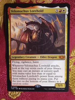 Velomachus Lorehold Tarkir Dragonstorm COMMANDER Magic The Gathering MTG mythic - Image 1