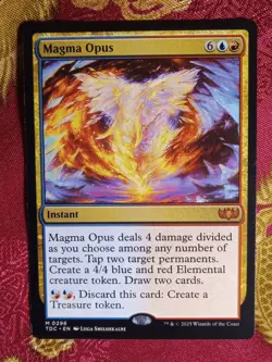 Magma Opus Tarkir Dragonstorm COMMANDER Magic The Gathering MTG MYthic rare - Image 1
