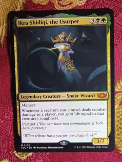 IKRA Shidiqi, the usurper Tarkir Dragonstorm COMMANDER Magic The Gathering MTG - Image 1