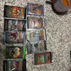 Magic the Gathering Lot/ 10 Packages - Image 1