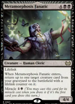 Metamorphosis Fanatic 21 Commander: Duskmourn: House of Horror NM MTG - Image 1