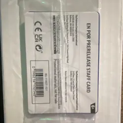 Pokemon Perfect Order - Staff Promo Prerelease cards - All 4 - Sealed - Image 2