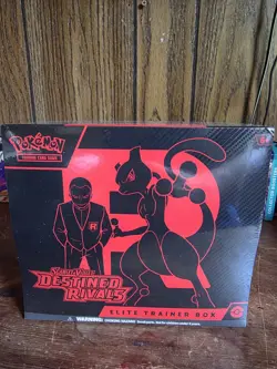 Pokemon TCG Destined Rivals ETB Elite Trainer Box Sealed (Minor Tear) - Image 1