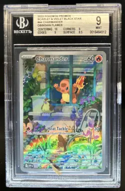 2023 Pokemon SV Black Star Promos Charmander #044 BGS 9 - Image 1