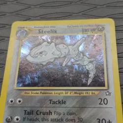 Steelix 15/111 Neo Genesis Holo Rare WotC Pokemon Card MP - Image 2