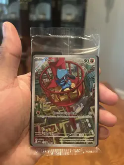 Pokemon Riolu Me: Mega Evolution Promo 010 Basic Holo 80 HP Accelerating Stab - Image 1