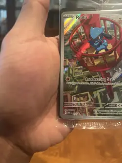 Pokemon Riolu Me: Mega Evolution Promo 010 Basic Holo 80 HP Accelerating Stab - Image 3