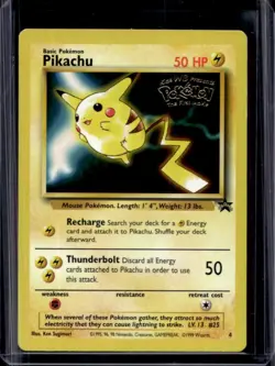 1999 Pokemon Wizards Black Star Promos Pikachu #4 - Image 1