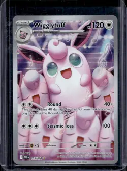 2025 Pokemon Phantasmal Flames Wigglytuff Illustration Rare #105/094 - Image 1