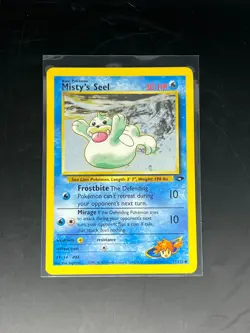 Mistys Seel 91/132 Gym Challenge Common Pokemon Card LP/NM - Image 1