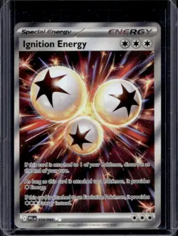 2025 Pokemon Phantasmal Flames Ignition Energy Ultra Rare #124/094 - Image 1