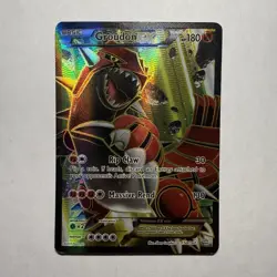 Pokemon Groudon EX 150/160 XY Primal Clash Ultra Rare Full Art Holo 180 HP Card - Image 1