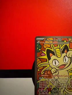 Meowth ex 121/088 Me03: Perfect Order Holo Pokemon TCG MINT! - Image 3