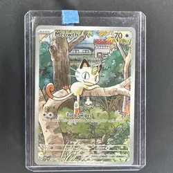 Pokemon Meowth Illustration Rare Holo 106/094 Me02: Phantasmal Flames 70HP Card - Image 3