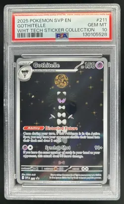 2023-25 Pokemon SV Black Star Promos Gothitelle #211 PSA 10 GEM MINT - Image 1