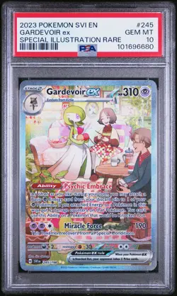 2023 POKEMON SVI EN-SCARLET & VIOLET #245 GARDEVOIR EX PSA 10 - Image 1