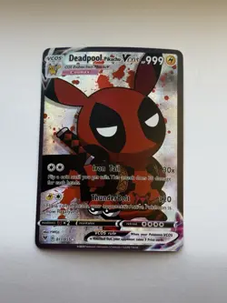 Pokemon Pikachu Cosplay Deadpool Marvel 011/055 VCOS - Image 1