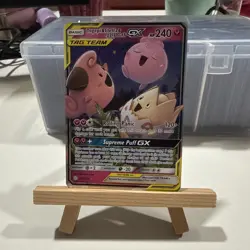 Pokemon - Togepi & Cleffa & Igglybuff GX Tag Team 143/236 Cosmic Eclipse (2019) - Image 1