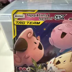 Pokemon - Togepi & Cleffa & Igglybuff GX Tag Team 143/236 Cosmic Eclipse (2019) - Image 2