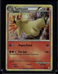 Pokemon TCG Typhlosion 32/123 Cracked Ice Holo Deck Exclusives LP - Image 1