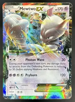 2015 Pokemon XY BREAKthrough Mewtwo Holo #61/162 - Image 1