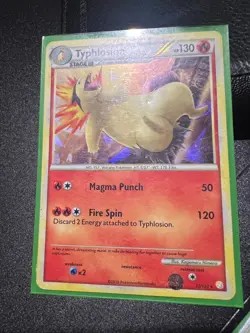 Typhlosion - 32/123 - Cracked Ice Holo Theme Deck Exclusives English Pokemon - Image 1