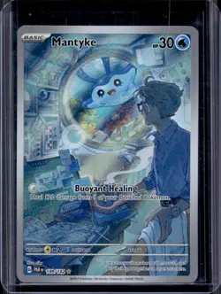 2023 Pokemon SV Paradox Rift Mantyke #189/182 - Image 1