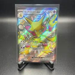 Alakazam ex - 215/091 - Pokemon Paldean Fates Shiny Full Art Ultra Rare Card NM - Image 1
