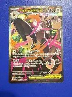 Pokemon TCG Mega Lopunny ex Full Art Holo Special Illustration Rare 128/094 - Image 1