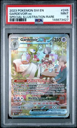2023 POKEMON SCARLET & VIOLET SPECIAL ILLUSTRATION RARE #245 GARDEVOIR EX PSA 9 - Image 1