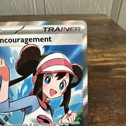 Rosa’s Encouragement 114/088 Full Art Trainer Pokemon TCG Perfect Order NM + Ex. - Image 3