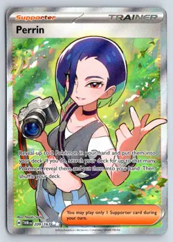 Perrin 209/167 Ultra Rare Twilight Masquerade Pokemon NM - Image 1