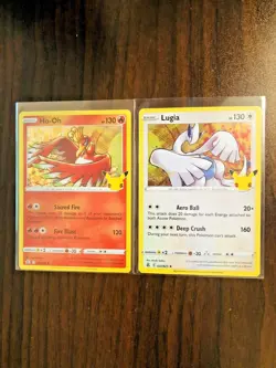 Lugia & Ho-Oh 001 022/025 Pokemon Celebrations 25th Anniversary *NM/Mint* - Image 1
