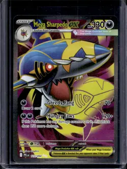 2025 Pokemon Phantasmal Flames Mega Sharpedo ex Ultra Rare #113/094 - Image 1