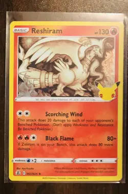 Reshiram 002/025 Pokemon Celebrations 25th Anniversary *NM/M* - Image 1