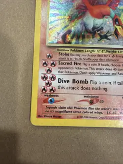 2000 Pokemon TCG Ho-Oh Neo Revelation Holo 7/64 - Image 3