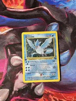 Pokemon Articuno 1st Edition Fossil Holo Rare 2/62 Basic 70 HP English - Image 2