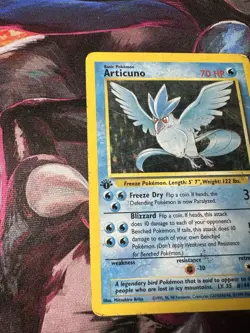 Pokemon Articuno 1st Edition Fossil Holo Rare 2/62 Basic 70 HP English - Image 4