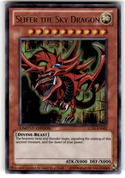 Yu-Gi-Oh! TCG Obelisk The Tormentor Ultra Rare Holo LC01-EN001 1996 OG - Image 2