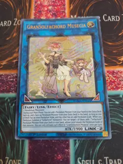 Yugioh Gransolfachord Musecia DAMA-EN048 Ultra Rare 1st Edition Near Mint - Image 1